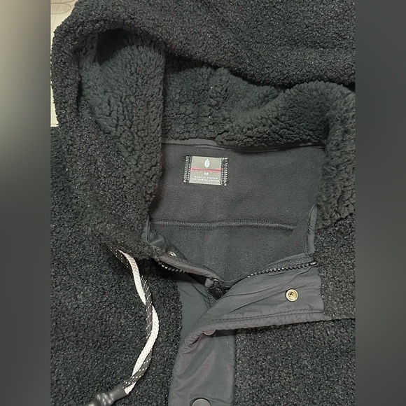 NWT FP Movement Fuzzy Was She Fleece Pullover XS Black - Picture 6 of 8